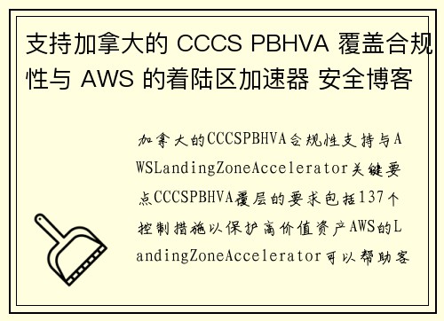 支持加拿大的 CCCS PBHVA 覆盖合规性与 AWS 的着陆区加速器 安全博客